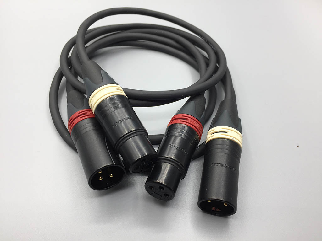 Gotham Audio-Neutrik GAC-2 V1 Balanced XLR Cable Pair-10 Foot