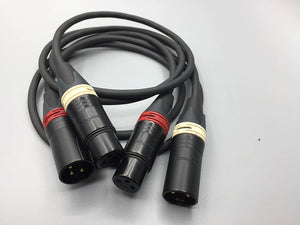 Gotham Audio-Neutrik GAC-2 V1 Balanced XLR Cable Pair-10 Foot