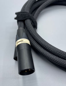 Gotham Audio-Neutrik 11301 GAC-4/1 Ultra Pro Star Quad Balanced XLR Cable Pair Black Sleeve-75 Inches