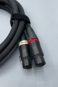 Gotham Audio-Neutrik 11301 GAC-4/1 Ultra Pro Star Quad Balanced XLR Cable Pair Black Sleeve-75 Inches