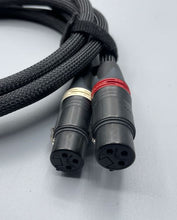 Load image into Gallery viewer, Gotham Audio-Neutrik 11301 GAC-4/1 Ultra Pro Star Quad Balanced XLR Cable Pair Black Sleeve-75 Inches
