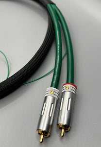 Furutech FA-aS21/FP-160(G) Unbalanced Locking RCA Phono Cable Pair-1 Meter