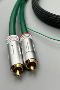 Furutech FA-aS21/FP-160(G) Unbalanced Locking RCA Phono Cable Pair-1 Meter