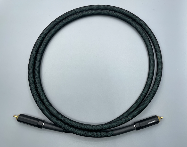 Furutech FX-Alpha-Ag Coaxial/FP-110 (G)  SPDIF Digital Cable-1.5 Meter
