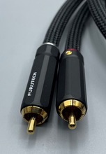 Load image into Gallery viewer, Furutech FA-aS21/FP-110(G) Unbalanced Locking RCA Cable Pair-.75 Meter
