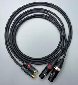 Gotham Audio-Neutrik Pro 11001 GAC 4/1 Star Quad XLR F-RCA Cable Pair-1.5 Meter